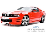3D Carbon Boy Racer Mustang Body Kit - Unpainted (10-12 GT, V6)